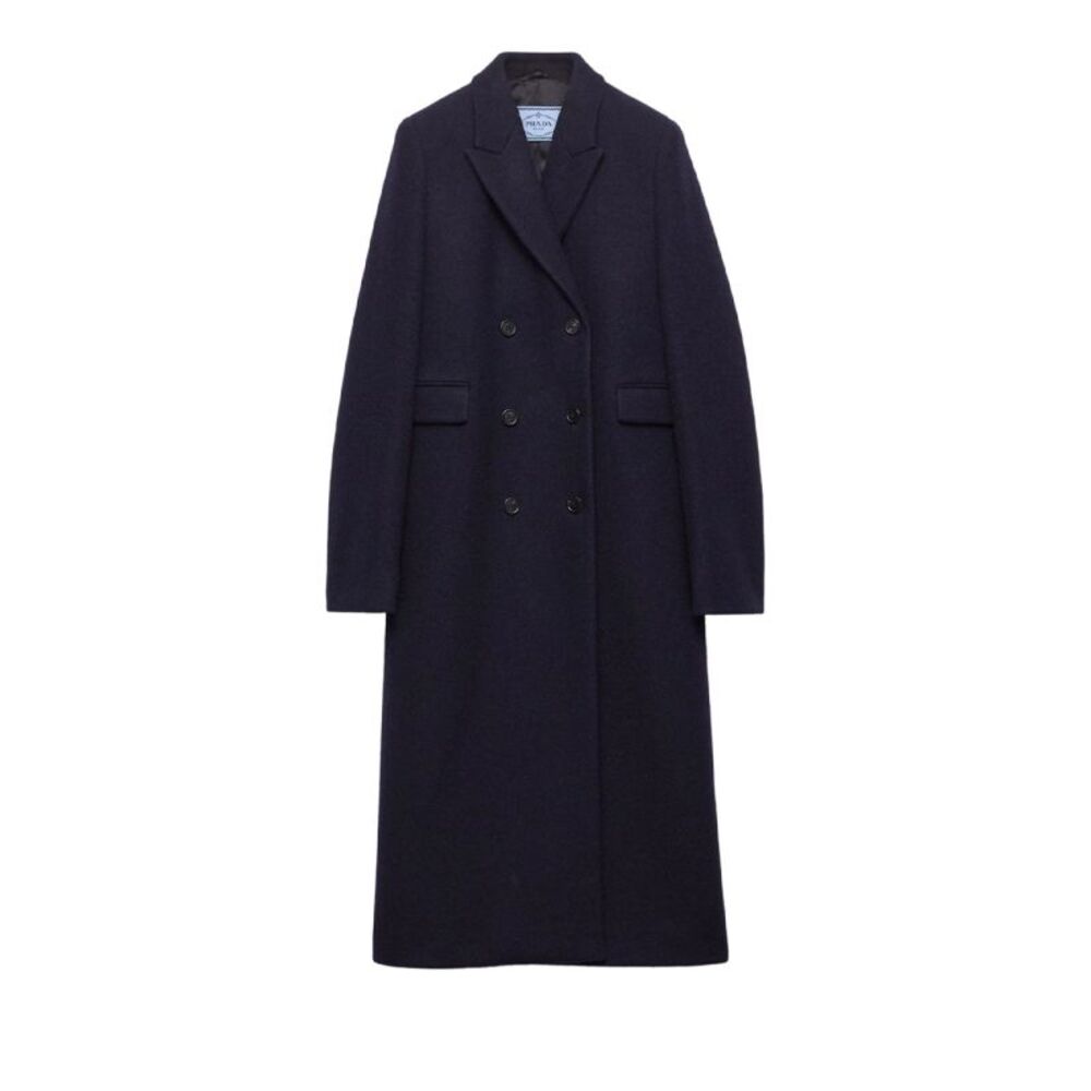 Prada Women Shetland Wool Coat